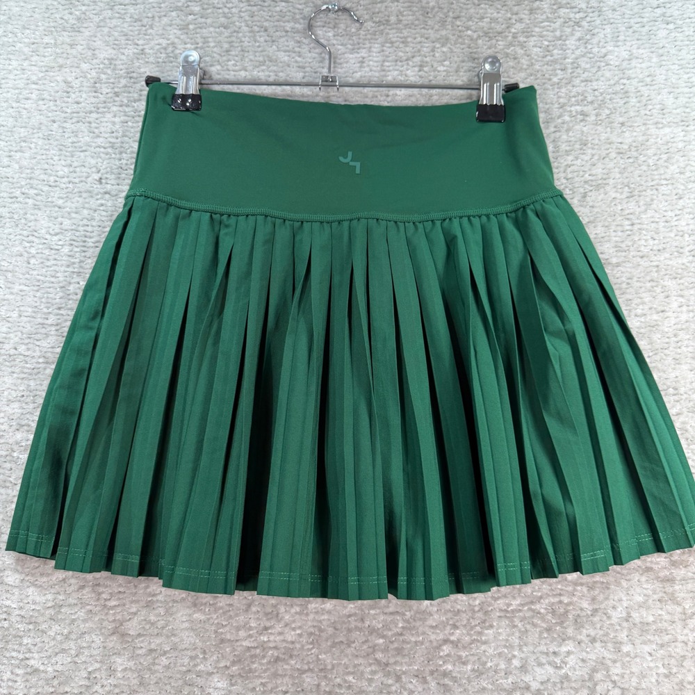 JoyLab Skort Pleated Mini Recycled Polyester Stretch XS Green Tenniscore‎ - Picture 4 of 8